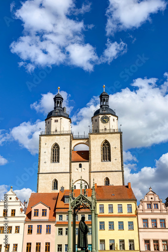 Lutherstadt Wittenberg, Marktplatz mit der Stadtkirche