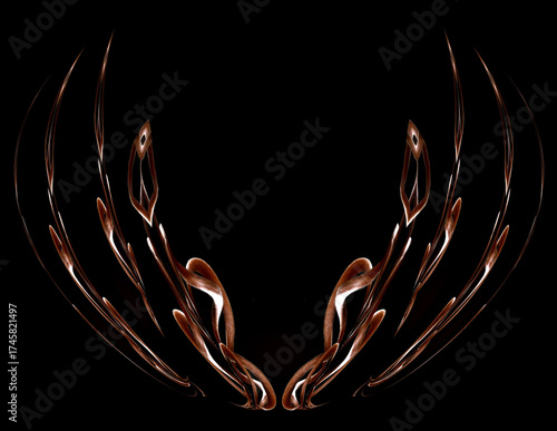Decorative frame vector company name graphic design
