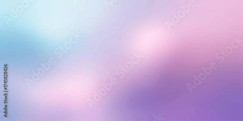 Abstract colorful background with bokeh lights, a soft gradient design in purple, pink, and blue colors, creating a bright texture illustration