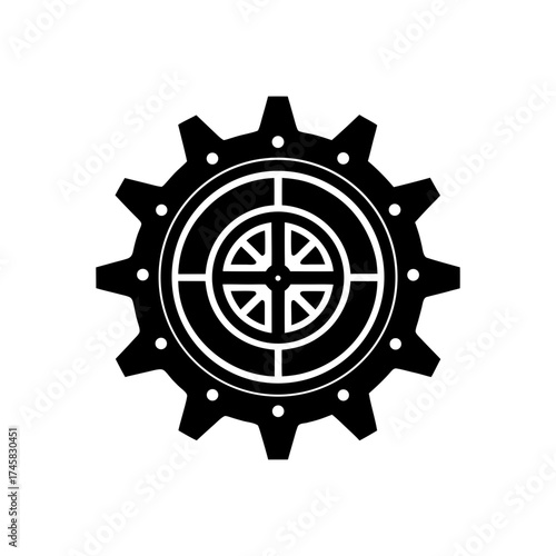 steampunk gear clash icon