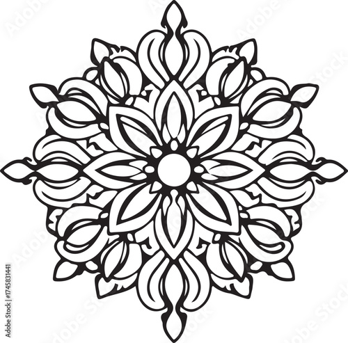 Brooch Jewerly Simple Hand-drawn Sketch Doodle Drawing Vector Illustration, Black and white Line Linear Isolated Art