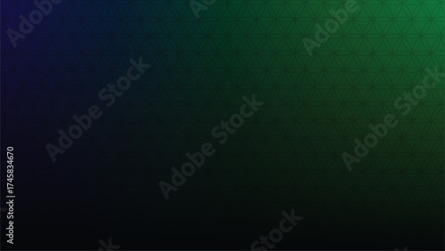 Abstract pixelated gradient pattern featuring deep blues and vibrant greens a modern background design