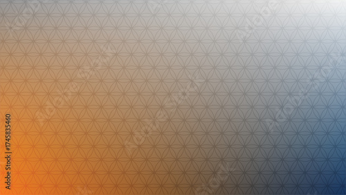 Geometric abstract gradient pattern with pixelated blocks and soft color transition