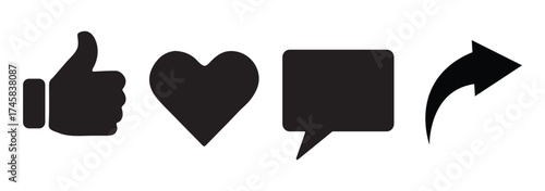 like icon button , thumb up and down icons , good and bad signs , positive and negative , good and bad choice icon