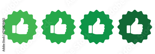 Set of Thumbs up and thumbs down icons set. Like and dislike vector collection on transparent background. vector illustration
