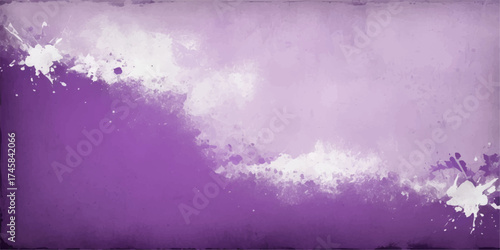 Abstract blue watercolor sky and stormy clouds with grunge texture backdrop