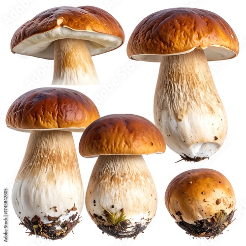 Image of several different types of mushrooms