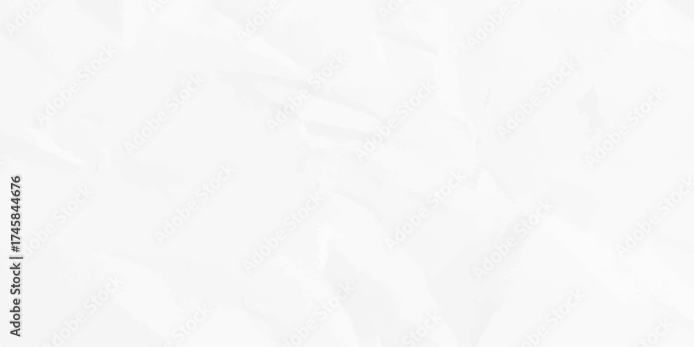 Fototapeta premium Blank, crumpled white paper sheet with a rough, wrinkled surface texture