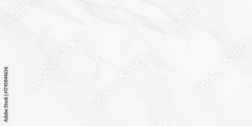 Abstract white paper background with a crumpled and wrinkled texture, like an aged and torn sheet