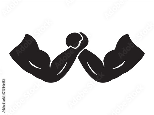 Detailed anatomical illustration of two human muscles a scientific and medical graphic isolated on transparent background