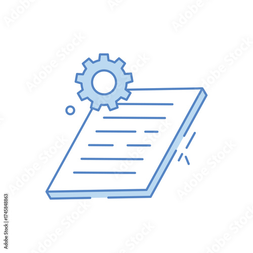 List Setting vector icon