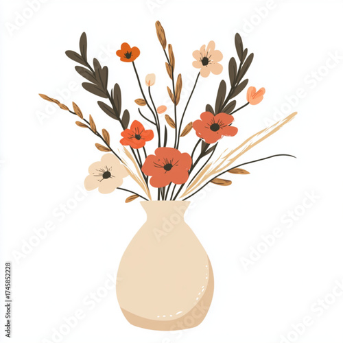 vase with flowers