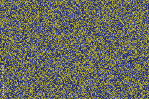 Abstract geometric pattern with squares in blue and green hues seamless design