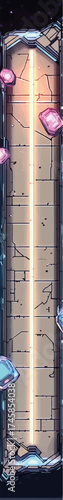 Vektorgrafik zum Thema: 80s, neon, tabletop, rpg, space, sci-fi, science, fiction, retro, pop, spielfeld, vector, grafik, alien, weltraum, weltraumabenteuer,