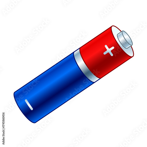 Electric battery illustration