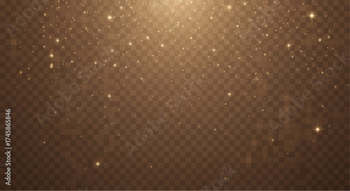 Abstract glimmer of radiant dust particles gracefully cascading. A mesmerizing composition evokes a sense of wonder. A radiant background, enhanced by delicate speckles, lends an elegant.