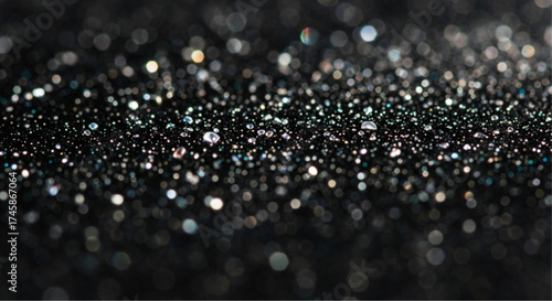 Sparkling texture and an iridescent luster, like a starry night, the interplay of light and shadow draws the eye, creating a mesmerizing visual. 