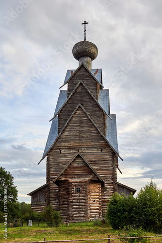 Russia. Shirkov Pogost, Tver Region. Wooden Church of the Nativity of John the Baptist