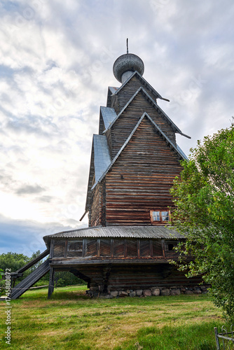 Russia. Shirkov Pogost, Tver Region. Wooden Church of the Nativity of John the Baptist