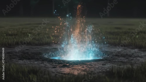 Magical Energy Portal Animation Effect.