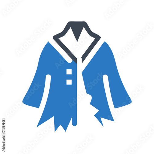 Torn Halloween cloak, fantasy costume design