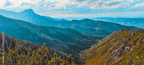 Giewont Mountain in Tatras - Tatra Mountain - Poland