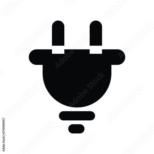 Electric plug icon. power plug icon set.