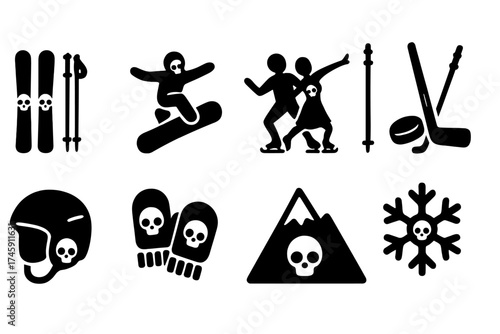 Financial outline icon set. banking, money saving symbols outline collection