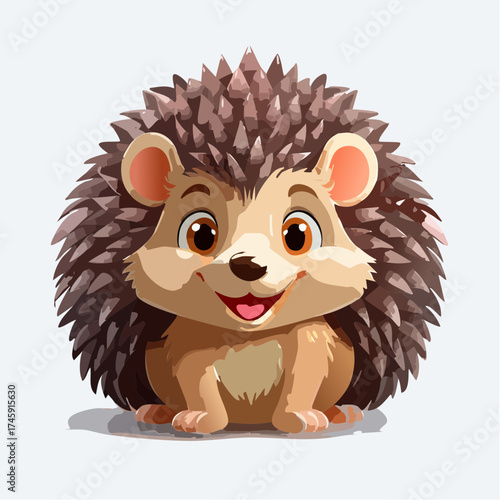 Kleiner Igel im Cartoon-Stil