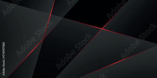 Abstract background with overlapping layers and red light line effect decoration. Background with cutout style concept for cover, flyer, banner, website, card or brochure. VOL. 4