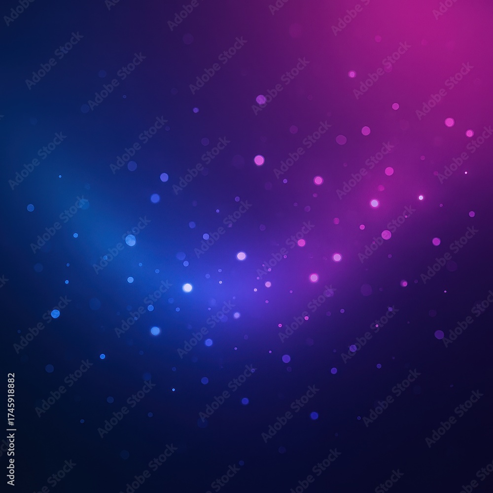 Fototapeta premium Galactic abstract with glowing nebula clouds starfield and faint cosmic dust trails forming a dreamy space background for sci fi headers and posters