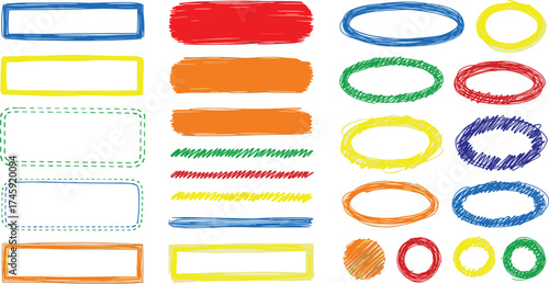 Vibrant and Diverse Collection of Speech Bubbles and Thought Balloons