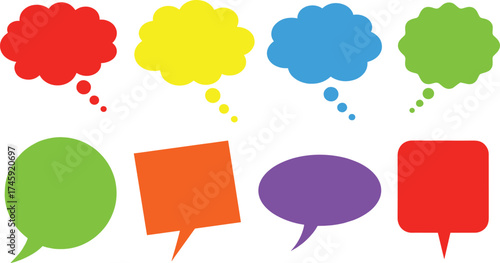 Colorful and Diverse Speech Bubbles for Creative Communication