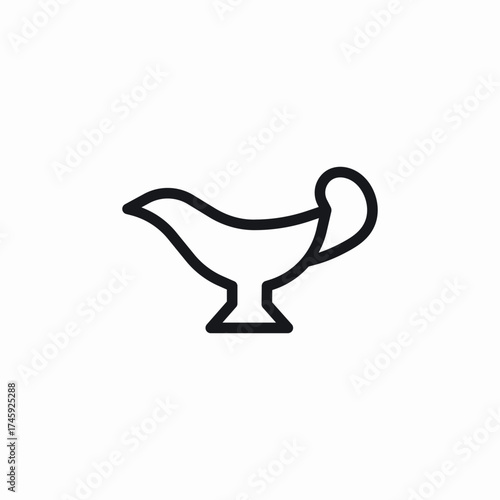 traditional drinking bowl icon sign vector