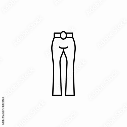 woman skinny jeans icon sign vector
