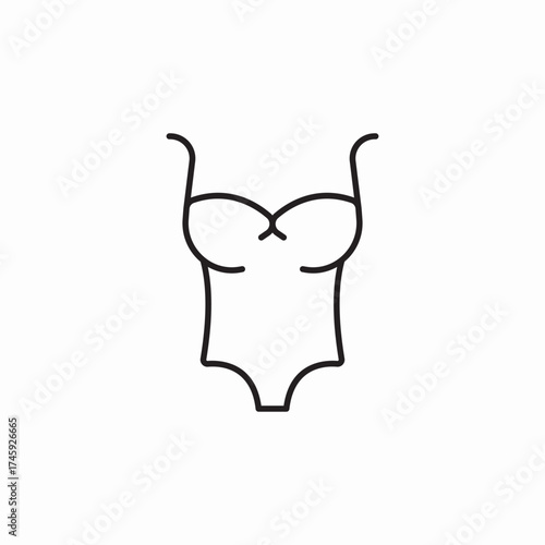 woman nightgown icon sign vector