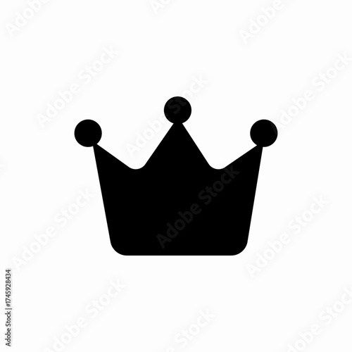 crown king premium icon sign vector