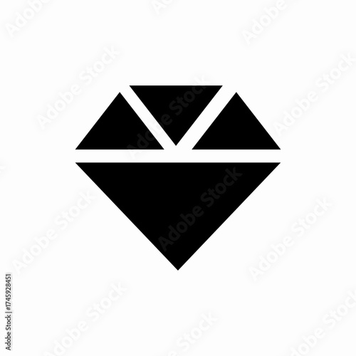 diamond gem icon sign vector