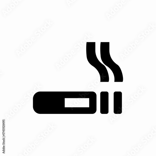 cigarette smoking icon sign vector
