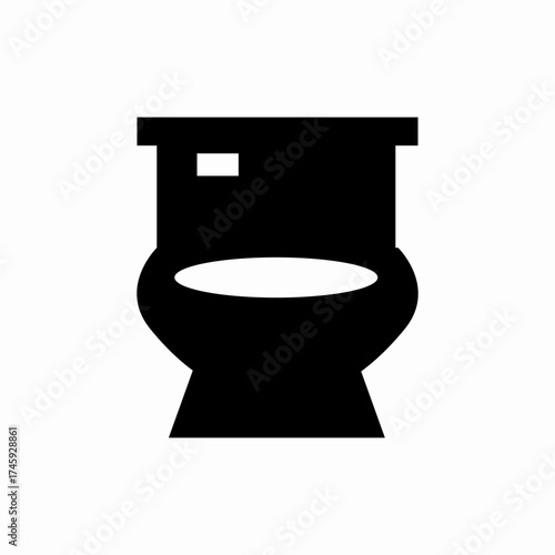 toilet wc icon sign vector
