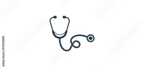 stethoscope illustration medical checkup diagnostic tool for healthcare professionals aiding patient examinations and health awareness campaigns promoting wellness