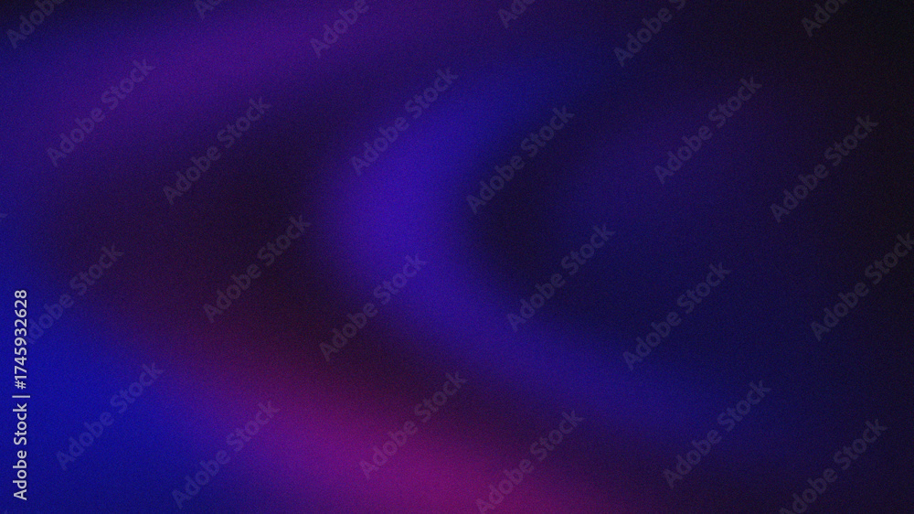 Fototapeta premium Abstract dark background with subtle blue and purple hues, featuring a grainy texture that adds depth and visual interest to the design