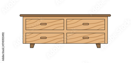 wooden dresser vintage chest of drawers with four storage perfect for home decor projects adding rustic charm and practical organization solutions.
