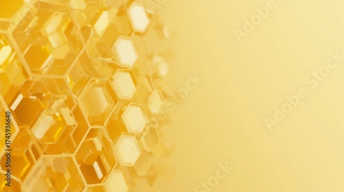 abstract background with honeycombs