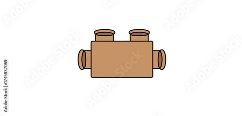 septic system illustrating wastewater treatment and environmental protection a diagram perfect for engineering publications discussing sanitation and sustainability.
