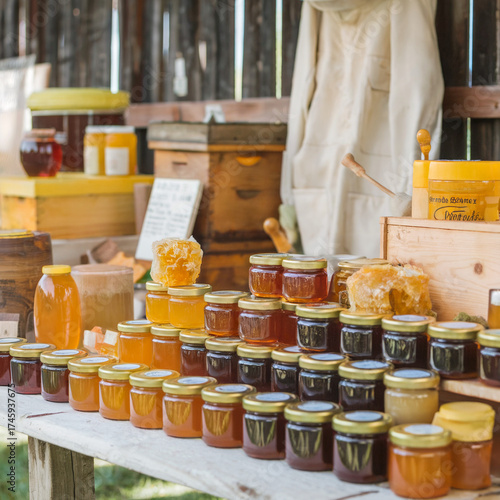 Different types of homemade honey fair