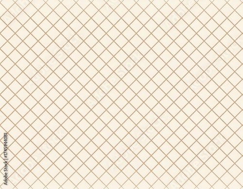 Abstract Geometric Pattern of Beige Lines on Cream Background
