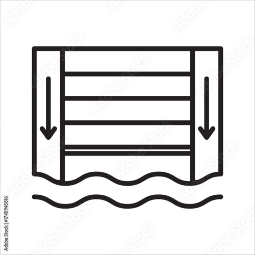 illustration of the floodgates closing