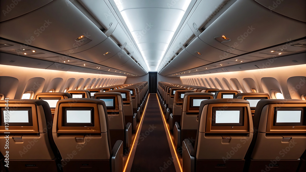 Fototapeta premium interior of a plane2