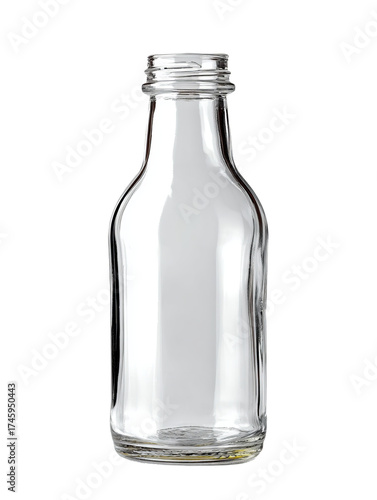 Wallpaper Mural Empty glass bottle isolated on black background Torontodigital.ca